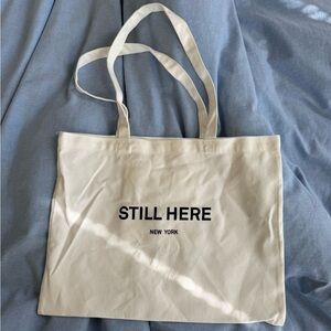 Still Here NYC tote bag